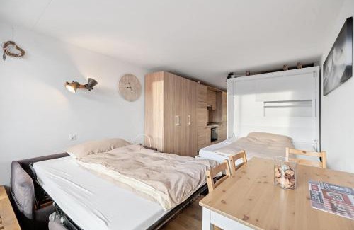 Anzere Wohnung | Chaleureux studio à Anzère, accessible à ski, proche de tout