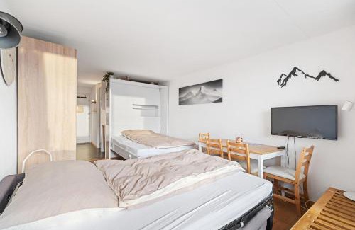 Anzere Wohnung | Chaleureux studio à Anzère, accessible à ski, proche de tout