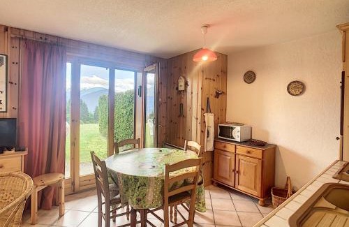Combloux Wohnung | Charmant 2 pièces cabine avec jardin, près de Combloux - FR-1-560-33