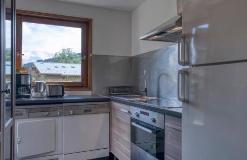Megeve Wohnung | Charmant 3 pièces à Megève - Balcons, Parking, Wifi, proche télécabine ! - FR-1-453-229