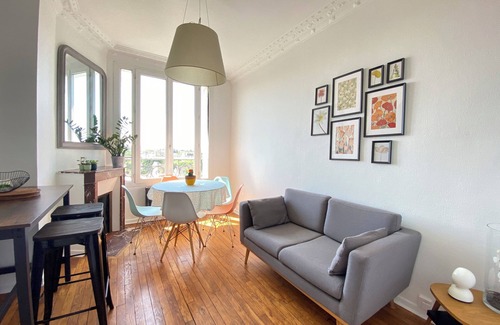 Houilles Wohnung | Charmant 3 Pièces à Proximité Immédiate de la Defense RER A