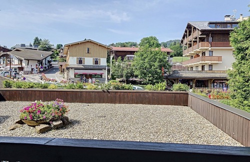 Combloux Wohnung | Charmante 2-Zimmer-Wohnung im Herzen von Combloux mit Balkon und Tiefgarage
