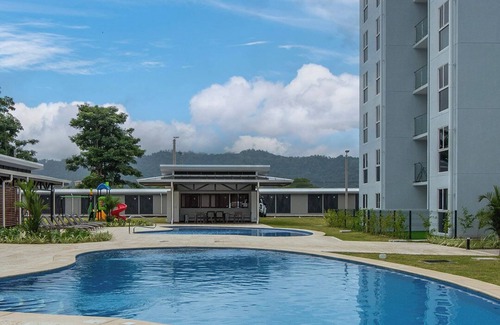 Barrio Los Villalobos Eigentumswohnung | Charming 2-bedroom condo with AC, WiFi in delightful Viva Jacó