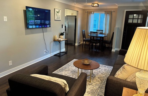 Crystal Haus | Charming 3-bedroom furnished house with AC, WiFi in tranquil Crystal Minnesota