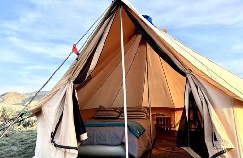 Hot Springs Wohnmobilvermietung | Charming Bell Tent for Glamping Escapes to Montana