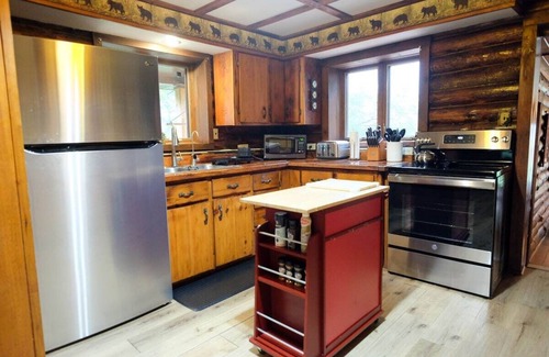 Lyndon Station Kabine | Charming cabin getaway in the woods, private trails, only 20 mins from WI Dells!