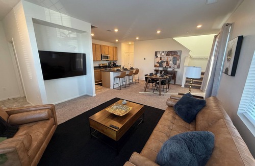 Commerce City Haus | Charming, fully furnished townhome near Denver with 3 BR and 2.5 baths + loft.