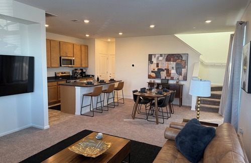 Commerce City Haus | Charming, fully furnished townhome near Denver with 3 BR and 2.5 baths + loft.