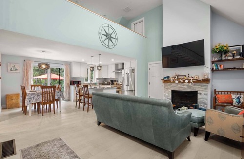 Eastham Haus | Charming Getaway with Hot Tub, Dog Friendly!