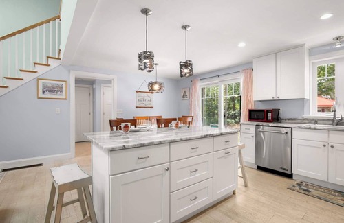 Eastham Haus | Charming Getaway with Hot Tub, Dog Friendly!