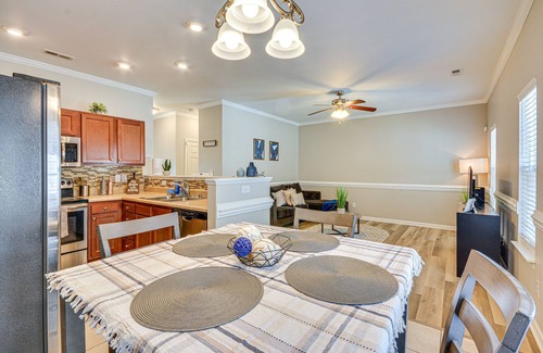 Greensboro Haus | Charming Greensboro Townhouse with Back Patio!