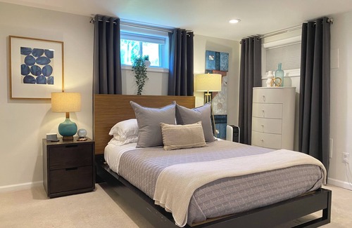 Fort Totten Bed & Breakfast | In der Nähe der Metro geräumige private und moderne 1BR Wohnung