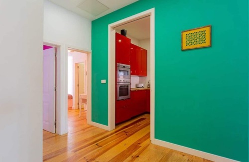 Encarnacao Wohnung | Chiado 4BR | A/C, Balcony, Parking & Monuments
