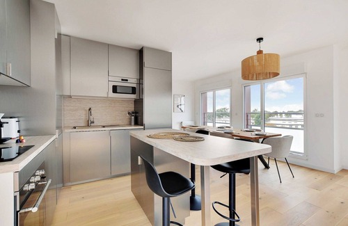 Le Bois Porte de Nogent Wohnung | Maisonette mit Dachterrasse -3SZ/6P- Nogent-sur-Marne