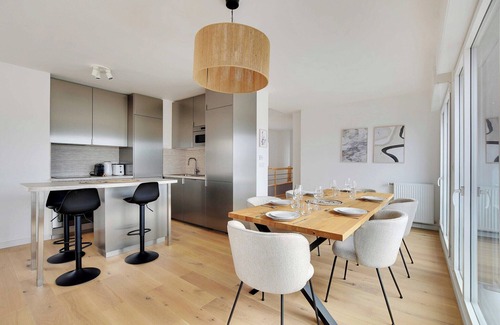 Le Bois Porte de Nogent Wohnung | Maisonette mit Dachterrasse -3SZ/6P- Nogent-sur-Marne