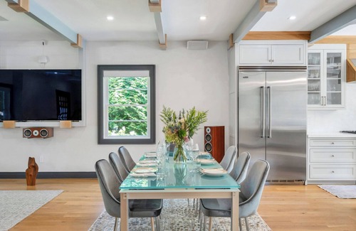 Hampton Bays Haus | Chic Hampton Bays Oasis with Pool, Hot Tub & Resort-Style Living, Steps to.