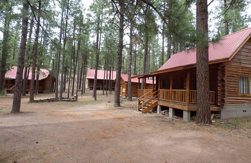 Alpine Kabine | Circle Pine Ranch- "The Real Log Cabin Experience"