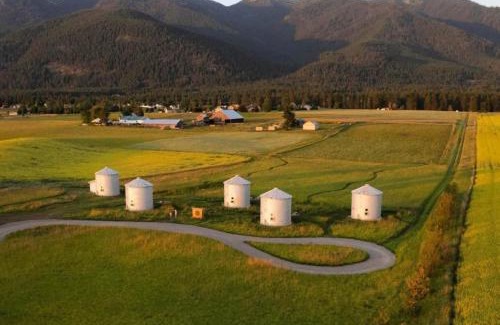 Kalispell Haus | Clark Farm Silos - 5 Silo Mountain View Retreat