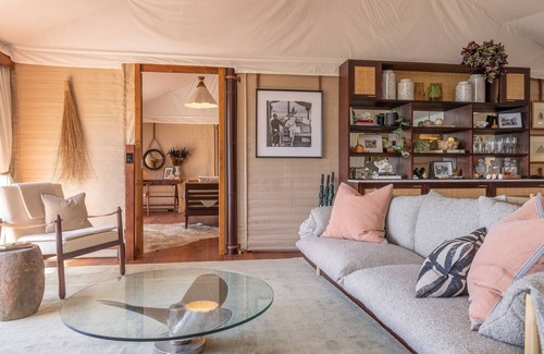Mangawhai Heads Kabine | Clifftops - luxury tented lodge, sweeping views & beach, 90 mins from Auckland