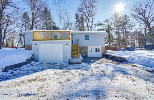 Isanti Haus | Close to Lake & Main Street: Isanti Home w/ Deck