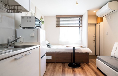 Meguro Wohnung | Close to Meguro Station 1Room Studio with full facilities, convenient transportation, 2 stops to Shibuya, mid to long term stay is welcome!
