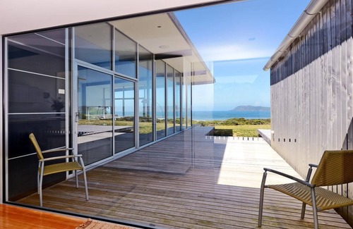 South Bruny Haus | Bewölktes Bucht-Strand-Haus