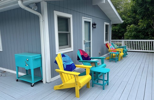 Charlestown Haus | Coastal Hideaway in Charlestown - Newly Renovated w/ Fire pit, 1 Mi from Beach
