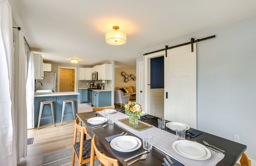 Mountain View District Haus | Colorful Bend Home w/ Yard & Fire Pit!