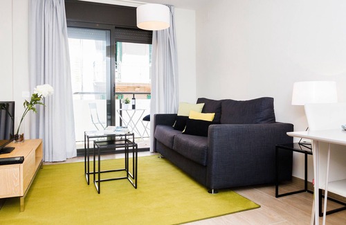 Hostafrancs Wohnung | Völlig neue Wohnung mit Balkon in Barcelona