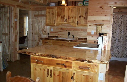 Merrillan Kabine | Kupferkabine - Amish Cabrierte Blockhütte