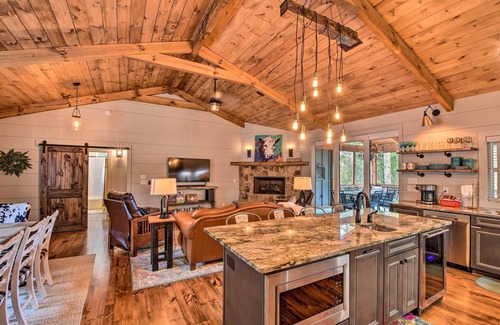 Ellijay Kabine | NEU! "Cork & Creek Cottage" mit Blick auf Mtn & Weide!