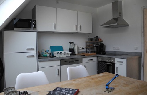 Schloss Holte-Stukenbrock Wohnung | Apartment "Cosy" mit Dachterasse & Dachbodengalerie