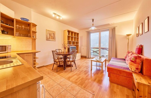Janske Lazne Wohnung | Gemütliche Wohnung für 4 Personen mit W-LAN, TV, Balkon und Parkplatz
