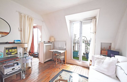 Auteuil Wohnung | Cosy Flat in West With View on Eiffel Tower