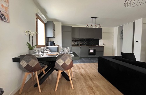 Magny-le-Hongre Wohnung | Cosygreen77 Modern apartment with garden near Disneyland Paris