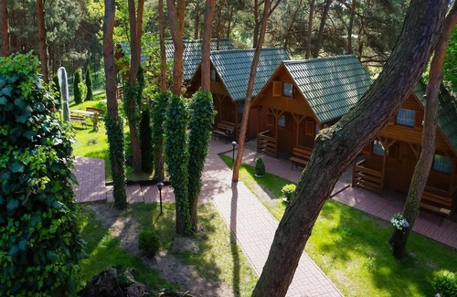 Łazy Haus | Ferienhaus in Łazy am Strand und Jamno-See