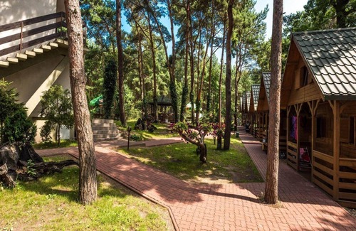 Łazy Haus | Ferienhaus in Łazy am Strand und Jamno-See