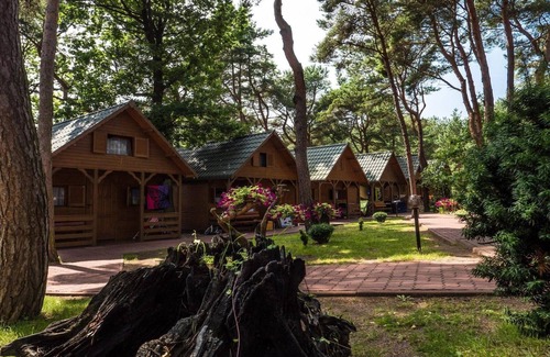 Łazy Haus | Ferienhaus in Łazy am Strand und Jamno-See
