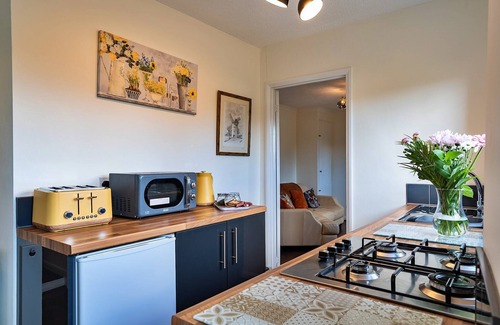 Wedmore Hütte | Hütte in Somerset mit Gartenblick