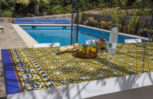 Jimena de la Frontera Hütte | Cottage mit atemberaubendem Blick auf das Flusstal im Naturpark