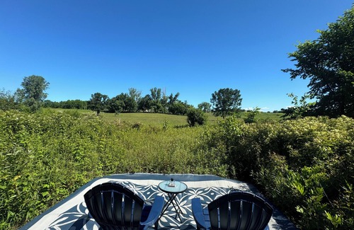 St. Croix County Wohnmobilvermietung | Cozy 1-bedroom Yurt Camping in Wilson