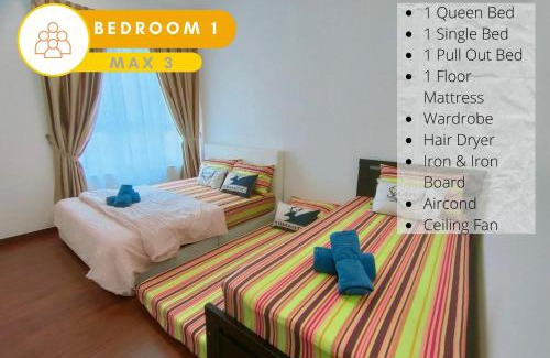 Shah Alam Wohnung | Cozy 2R2B Relaxing Skyline Views #GA2