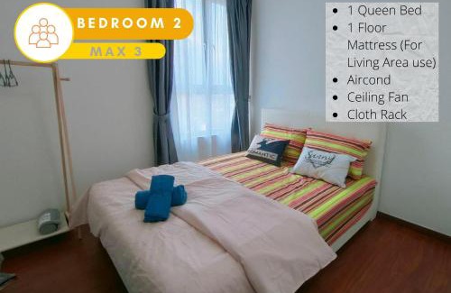 Shah Alam Wohnung | Cozy 2R2B Relaxing Skyline Views #GA2