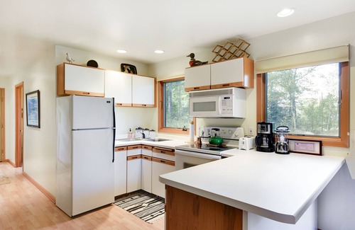 La Pointe Hütte | Gemütliche Hütte im Wald von Madeline Island