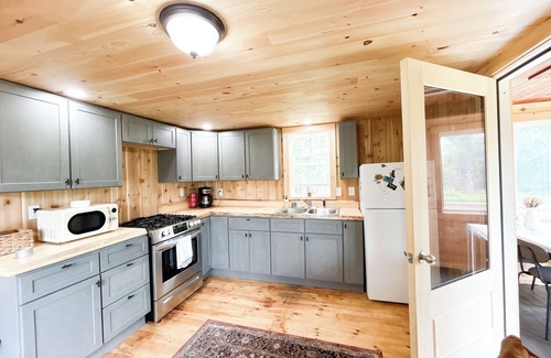 Weld Kabine | Cozy Cabin with Mountain Views, Creek, Fire Pit, AC/WiFi