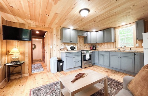 Weld Kabine | Cozy Cabin with Mountain Views, Creek, Fire Pit, AC/WiFi