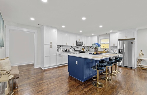 Candler-McAfee Haus | Cozy Decatur Home with Indoor Fireplace & Firepit