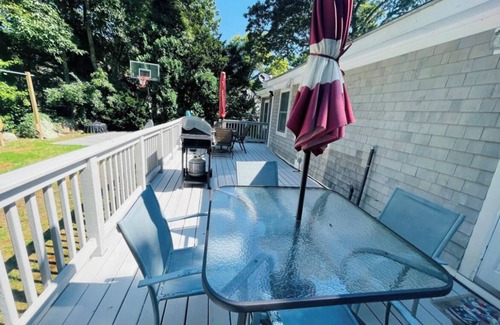 North Falmouth Haus | Cozy Falmouth Summer Rental - Less than 1 mile from the beach! Pets considered!