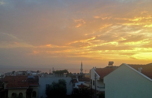 Ozdere Wohnung | Gemütliche Dachwohnung mit Blick in die Berge, auf das Meer und großen Terrassen
