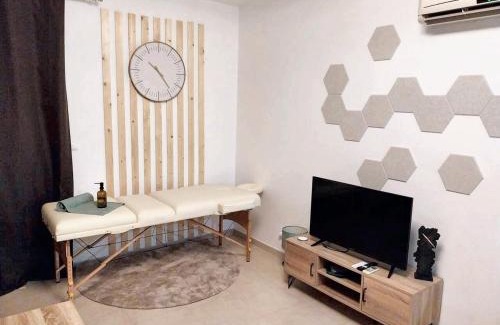 Quinta do Anjo Wohnung | Cozy studio in Quinta do Anjo 48 m² with shared sauna